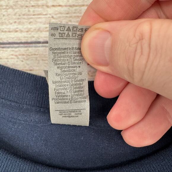 Drake x 21 Savage It's All a Blur 2023 Tour T-Shirt Adult XL Blue Concert Merch - Picture 7 of 9